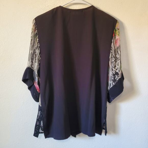 Vintage Spencer Alexis Womens M/L Maxi Dress Jacket Set Asian Inspired Patchwork - Picture 6 of 16